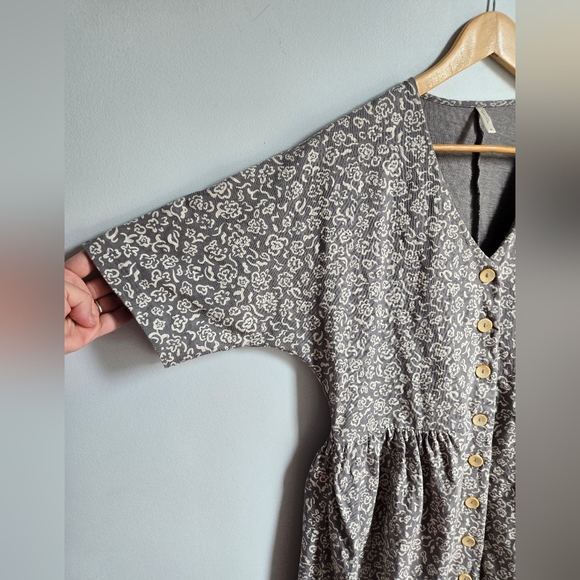 RYLEE + CRU Floral Button-Down 💯 Cotton Dress - Picture 4 of 9